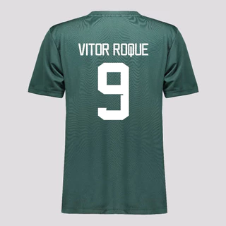 Camisa Palmeiras Vitor Roque 9 1914 II Juvenil Verde