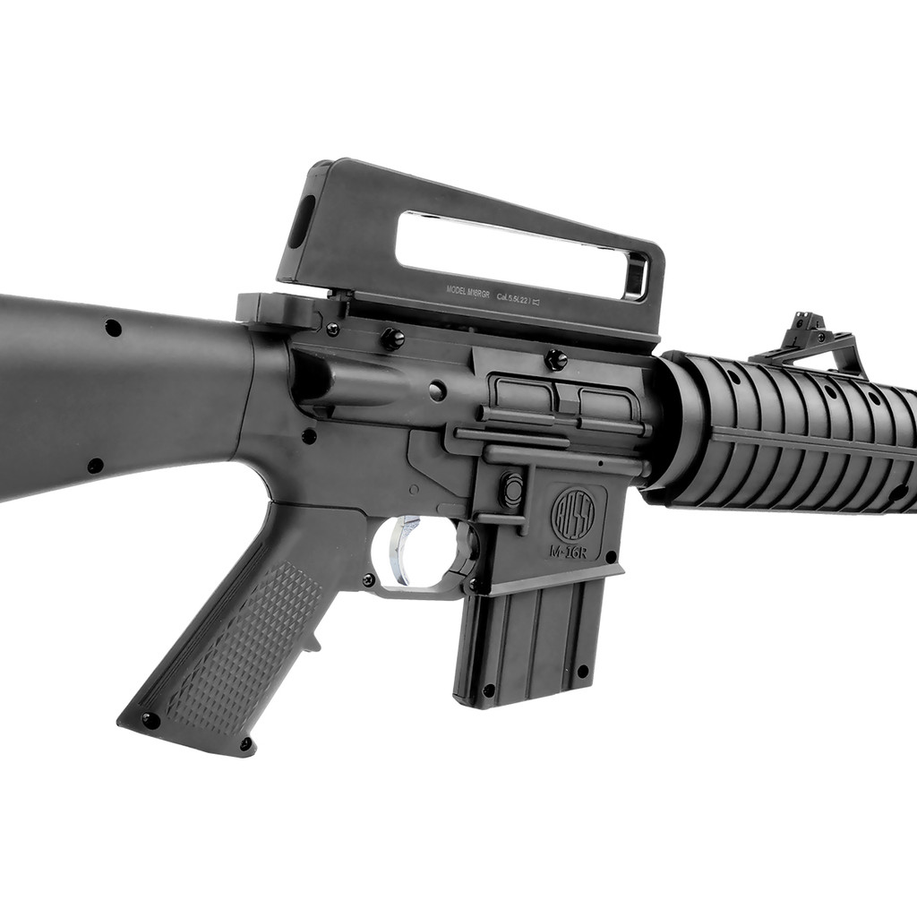 Carabina De Pressão M16 Rossi 5.5mm Gás Ram 60kg 755fps Fuzil M-16
