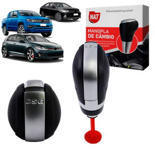 Manopla de Cambio Automático DSG Golf 2014 até 2020 E Amarok/Jetta/Tiguan/Fusca/Passat/Polo/Virtus/Nivus 2011 Até 2025