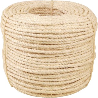 Corda de sisal 6 mm com rolo de 220 metros - Vonder