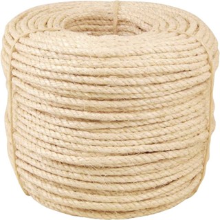 Corda de sisal 6 mm com rolo de 220 metros - Vonder