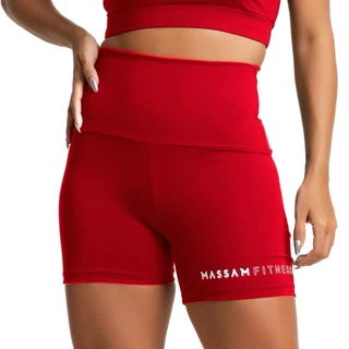 Short Feminino Poliamida Massam Fitness Vermelho