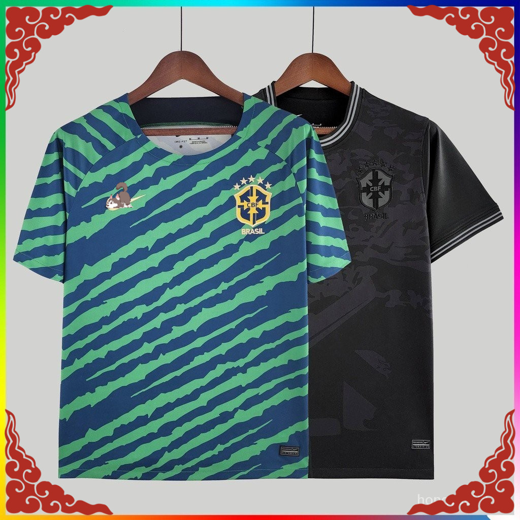 Camisa de time Special Edito Green Black 2022 Camisa de futebol 【Frete grátis】