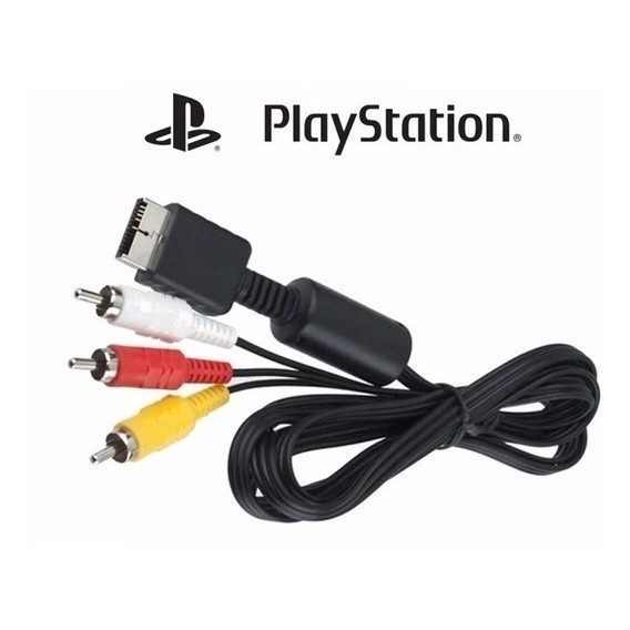 Cabo Componente Áudio E Vídeo Rca Playstation Ps2 Ps1 Ps3