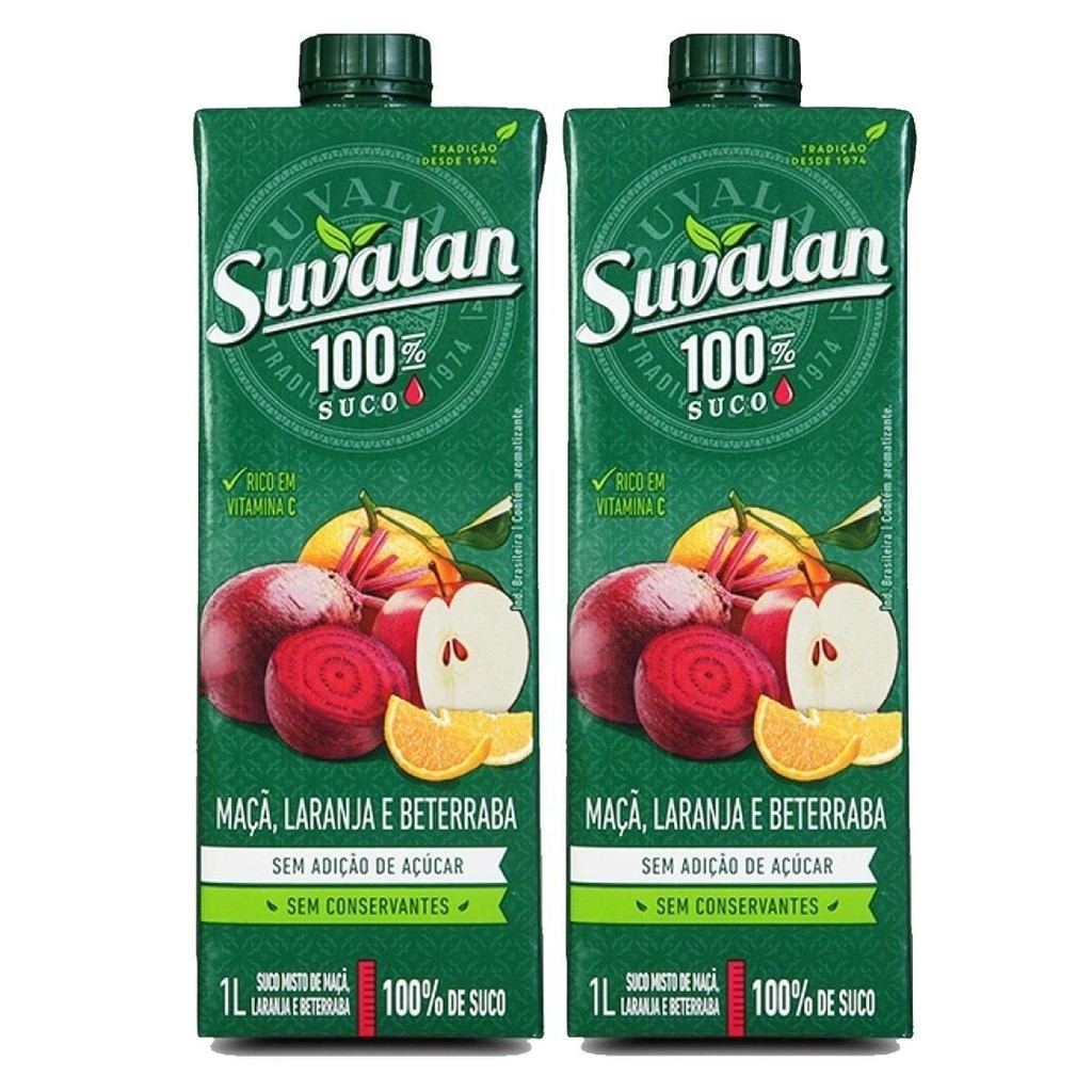 Suco Natural 1L Sem Açúcar Detox Maça Beterraba e Laranja | Shopee Brasil