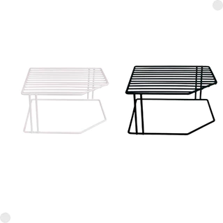 Organizador Suporte de Pratos 2 Andares Horizontal 30070106 Mor
