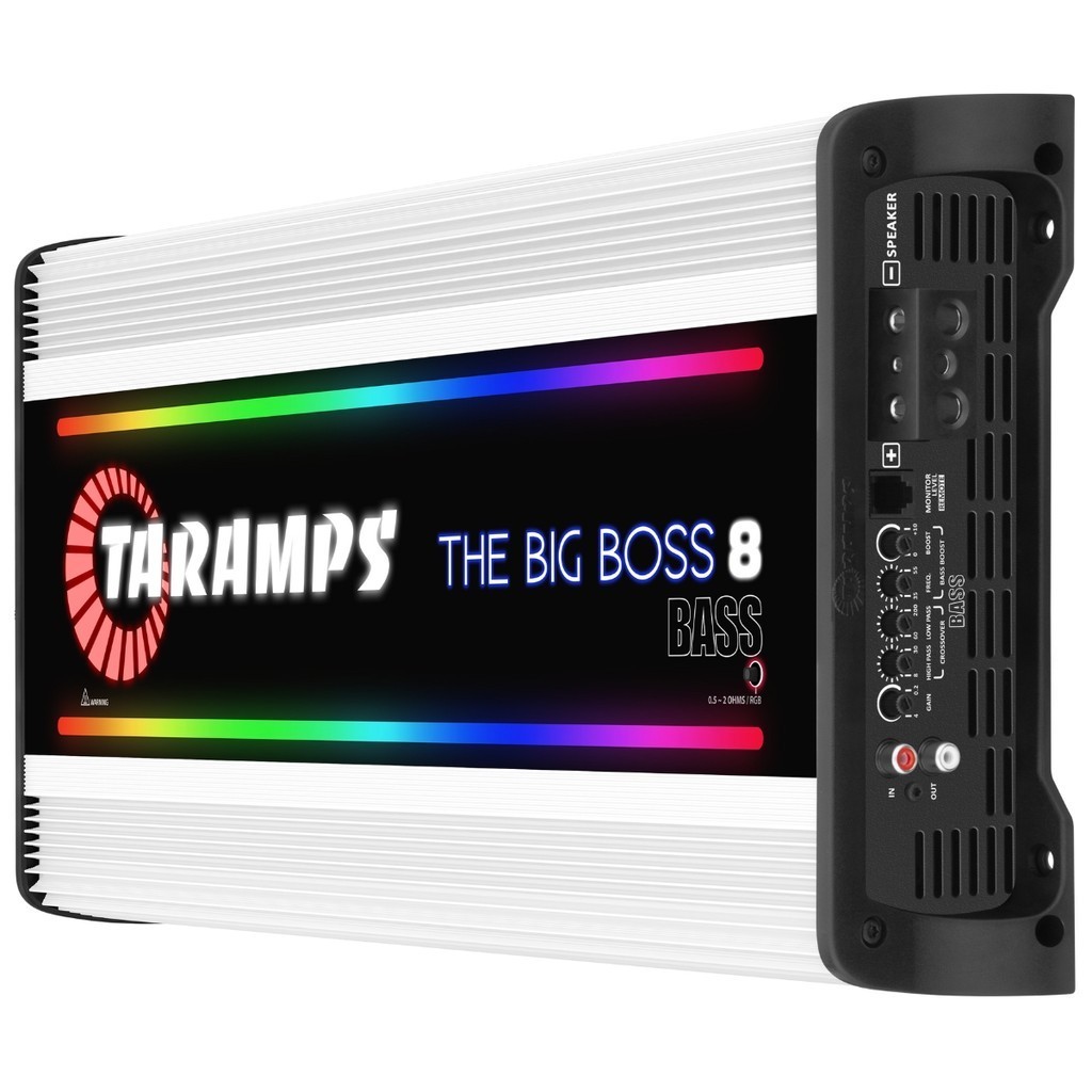 Módulo Amplificador Taramps The Big Boss 8 Bass 8000 Watts Branco