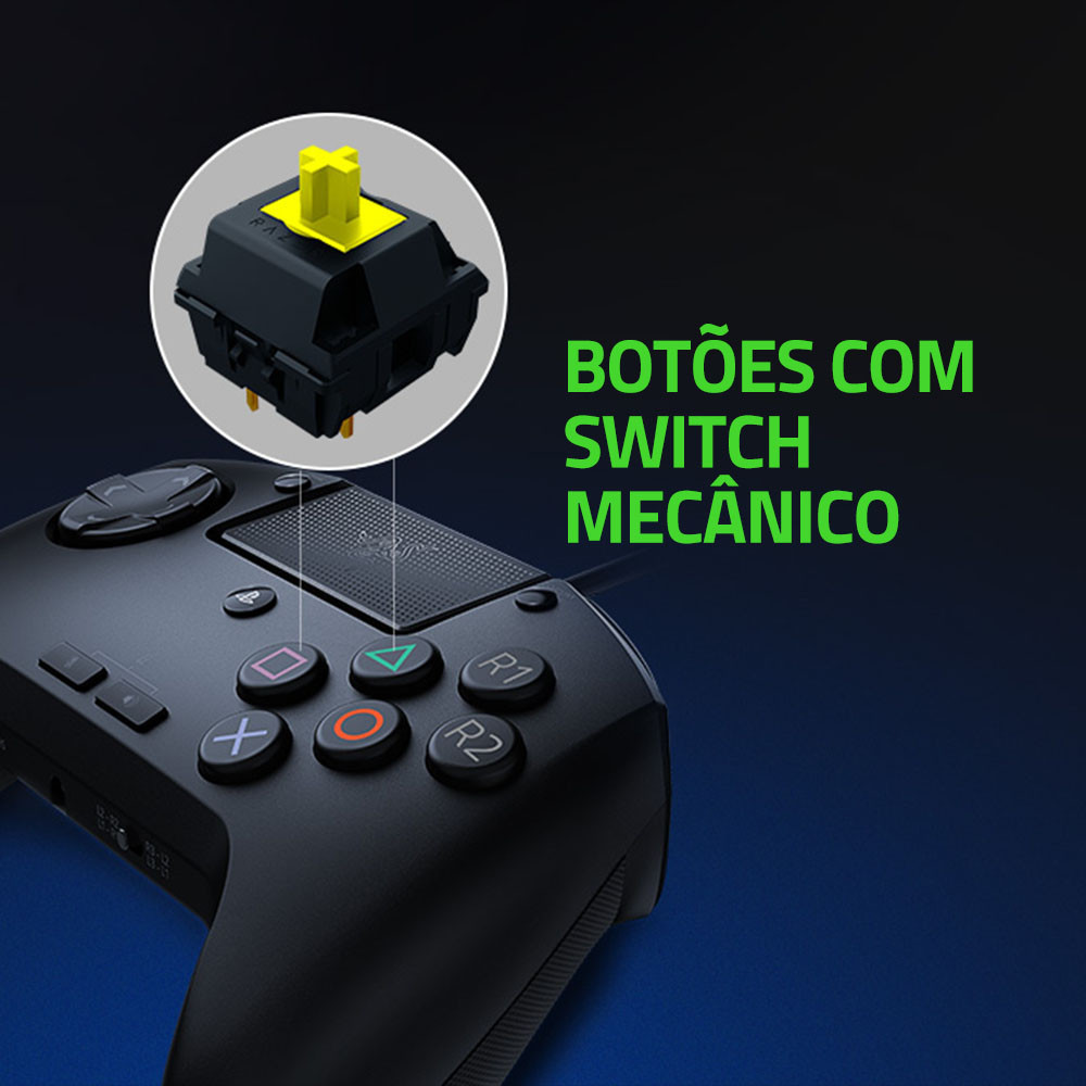 Controle Raion Fightpad Para PS4 Razer - RZ0602940100R3X