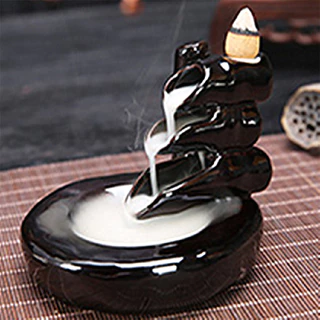 Incensário Cascata De Fumaça Yoga Zen Relaxante