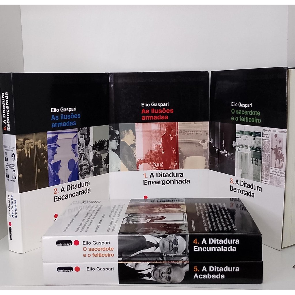 Livro Completo Ditadura Elio Gaspari Envergonhada