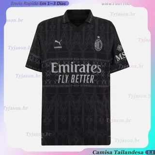 Camisa de futebol 24/25 Thai Camisa Home/Out Homens 1.1 AC Milan Enviar no