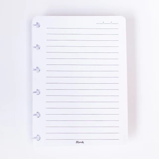 Refil Caderno de discos Pequeno (Coleção Basic ) Pautado - 6 furos