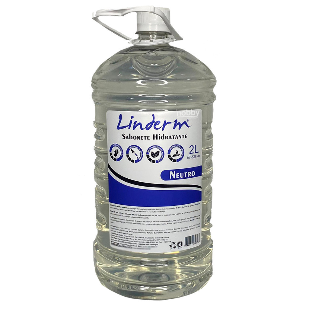 Sabonete Líquido Hidratante Neutro 2l Linderm | Shopee Brasil