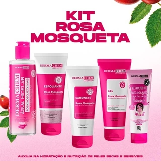 Kit Rosa Mosqueta Dermachem Hidratação e Nutrição