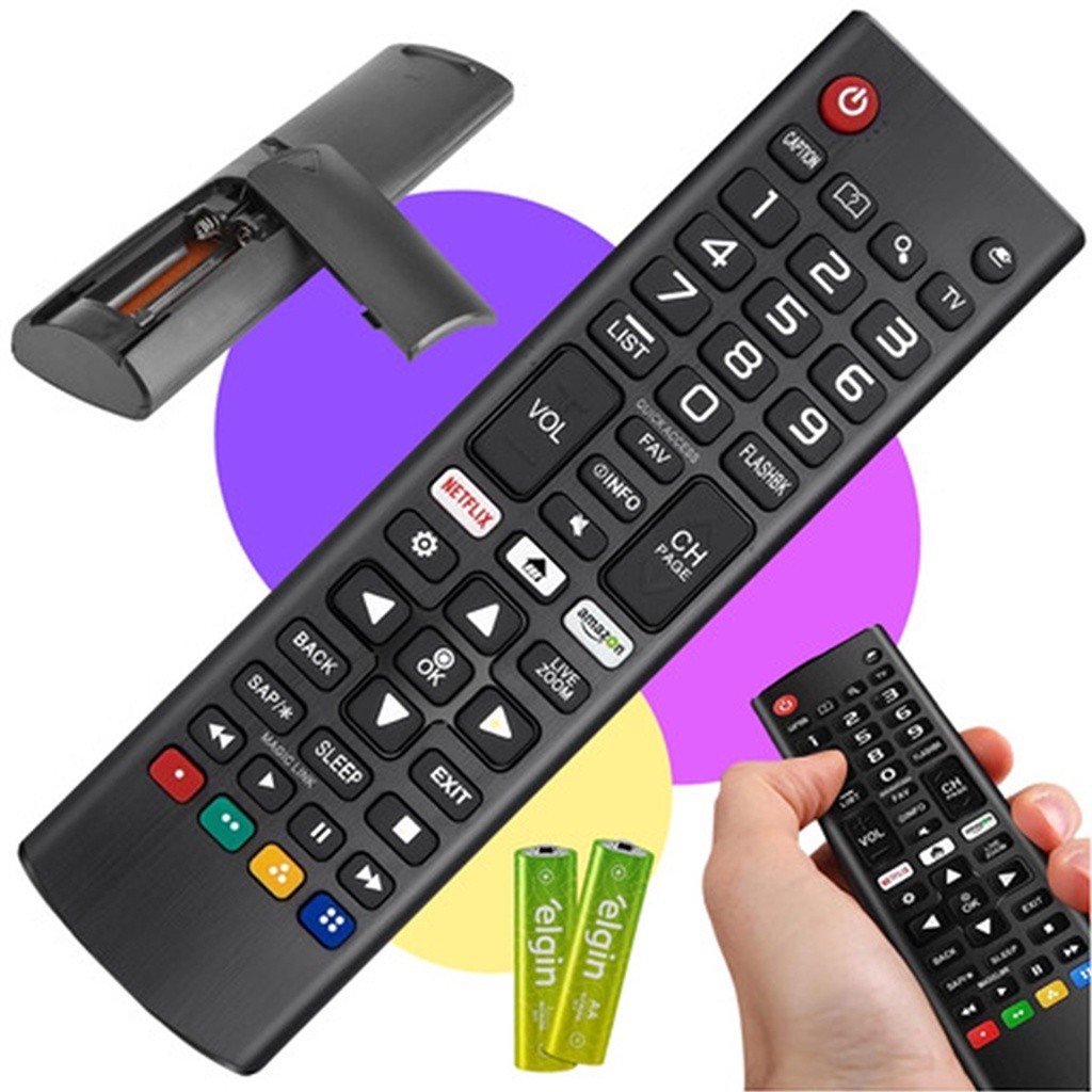 Controle Remoto Para Tv LG Smart Botão Netflix e Amazon