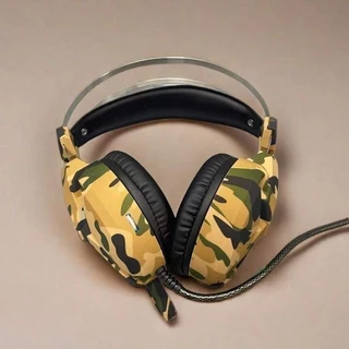 Fone De Ouvido Gamer Profissional Com Fio Graves Profasional Para Jogos / Computador H9