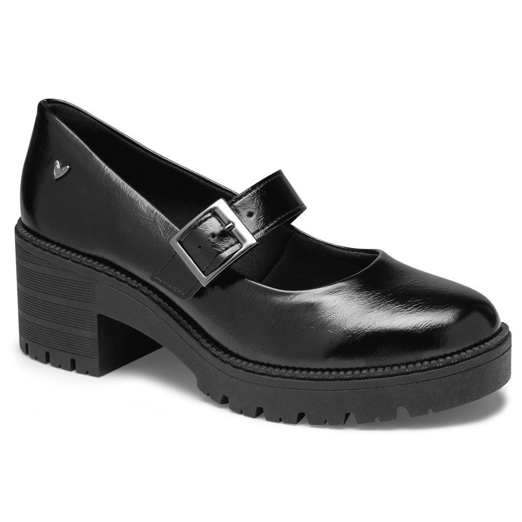 Sapato Mary Jane Mississipi Feminino Salto Bloco MI902 | Shopee Brasil