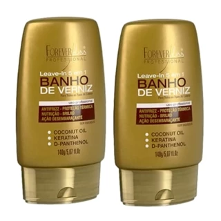 Forever Liss Kit Banho De Verniz 2x Leave-In 140g