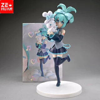 20cm Cinnamoroll Piapro Personagens Hatsune Miku Girls Toy Anime Figura De Brinquedo Jogo De Ação Em PVC action figure boneco brinquedo