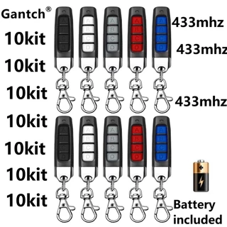 433Mhz 10kit Controle remoto Clone Código Portão Alarme Copiadora Portão Elétrico Automático Porta