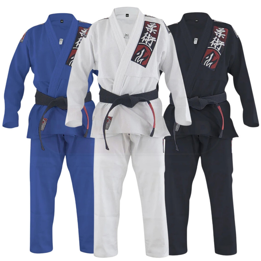 Kimono Naja Choke Profissional Adulto Jiu Jitsu BJJ Trançado Reforçado Alta Qualidade