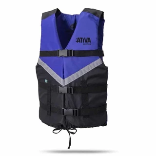 Colete Salva Vidas Flutuador Barco Ativa Canoa Azul