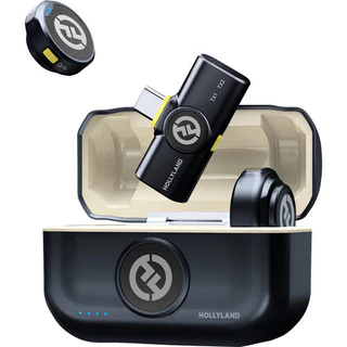 MICROFONE HOLLYLAND LARK M2 DUO USB-C DUPLO P/ 2 PESSOAS SEM FIO