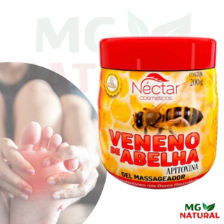 1 Pote Gel Massageador Abelha 200g Néctar Cosmeticos - 100% Original