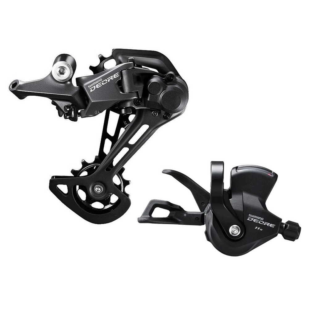 KIT SHIMANO DEORE M5100 1X11V 4 PÇS- CÂMBIO TRASEIRO + ALAVANCA +