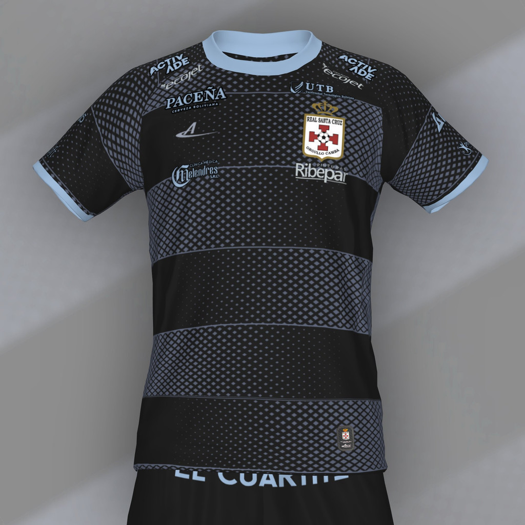(Estilo design Impresso) Real Santa Cruz Away Jersey Para Fãs Esportivos