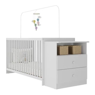 Berço Cômoda para Colchão 60x130cm Beijinho Multimóveis BB2870