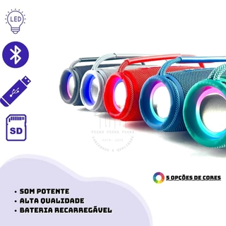 Caixa de Som Bluetooth Charge 6S RGB com Função TWS