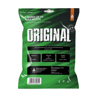 Câmara de Ar Aro 17 Traseiro 110/90-17 Vulcan Original OJ-17 Nxr Bros Crosser 125 150 Cb 300 400