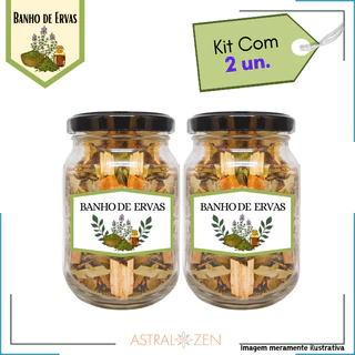 Banho de Ervas Completo Ervas 100% Naturais - Energia 2un