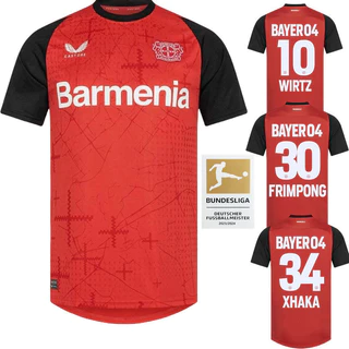 2024 Season 04 Leverkusen Camisas de Futebol Masculino home Casa