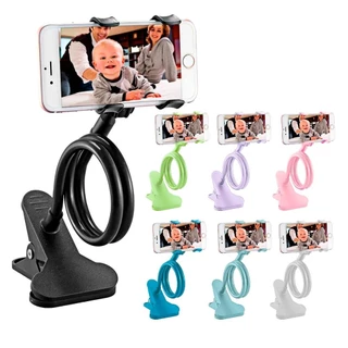 Suporte de Mesa Garra Celular Universal Giratório Ajustável