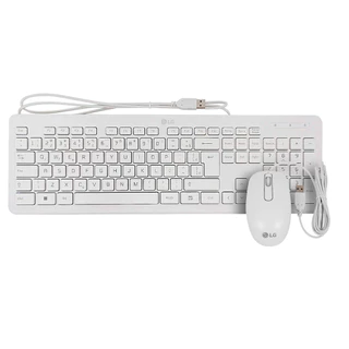 Kit Teclado E Mouse LG Com Fio Branco V240MSU OEM