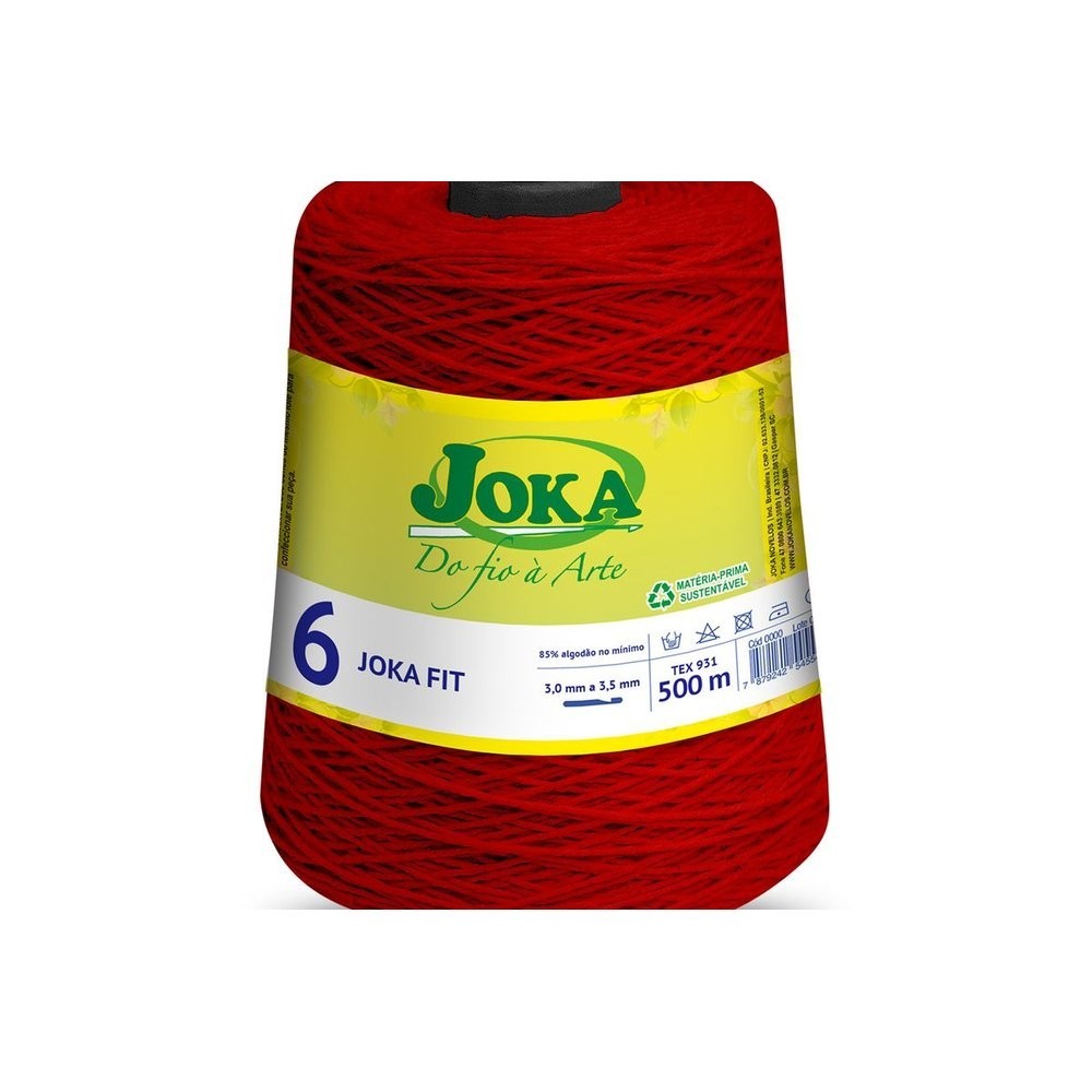 Barbante Colorido 500g N°6 - Joka Fit Novelos | Shopee Brasil