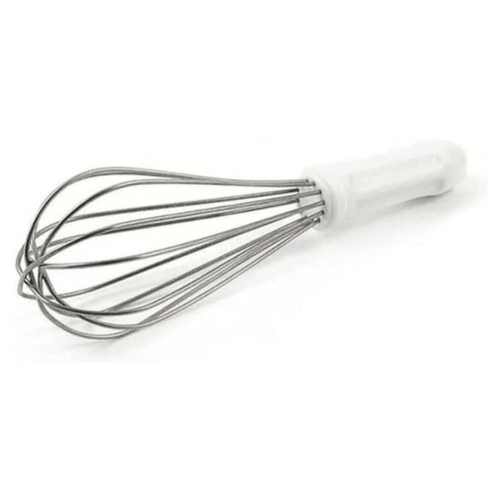 Batedor Fouet Inox Profissional 25cm Branco Fue Creme Clara