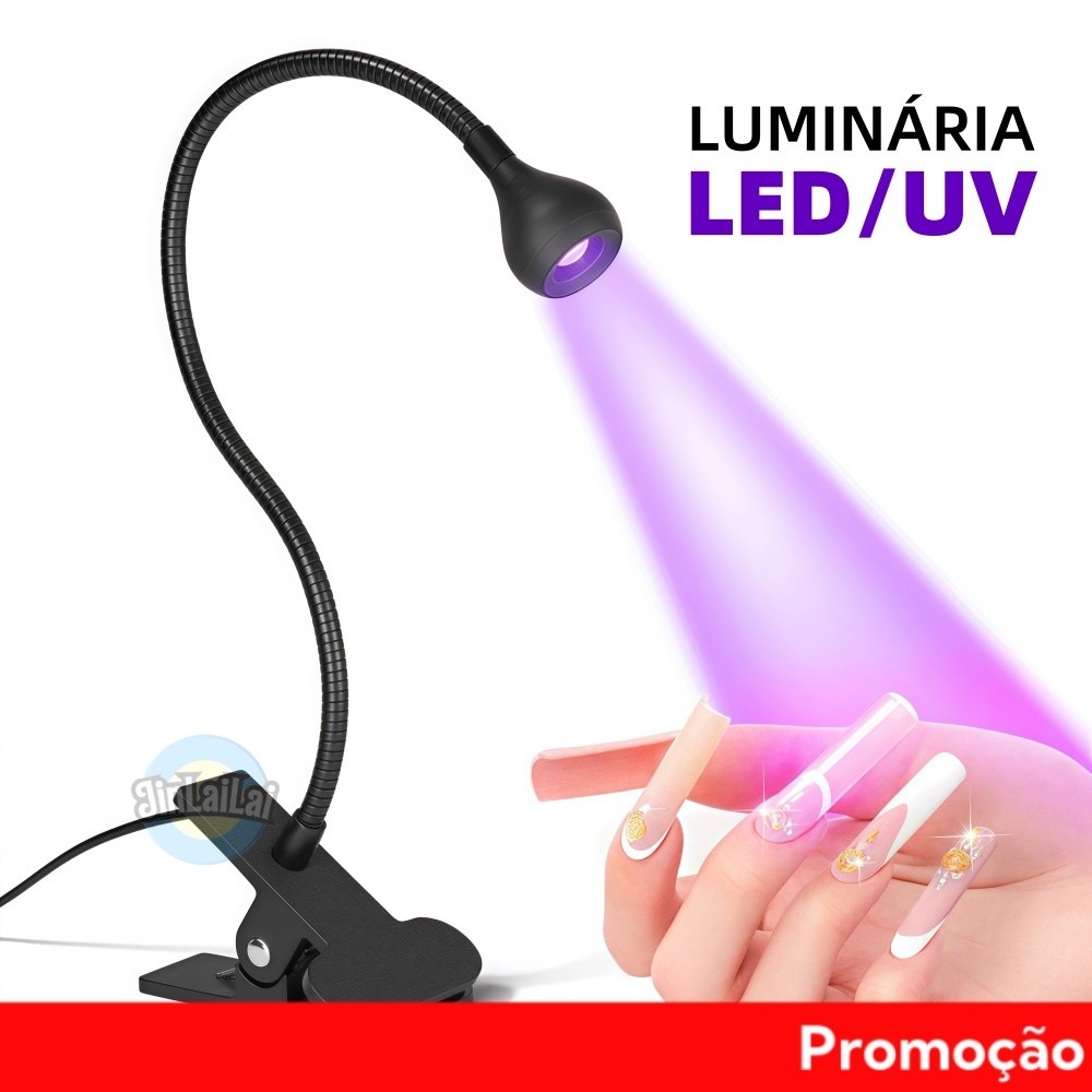 Mini cabine lanterna clip de mesa led uv secagem gel Para Unhas，Secagem rápida das mãos