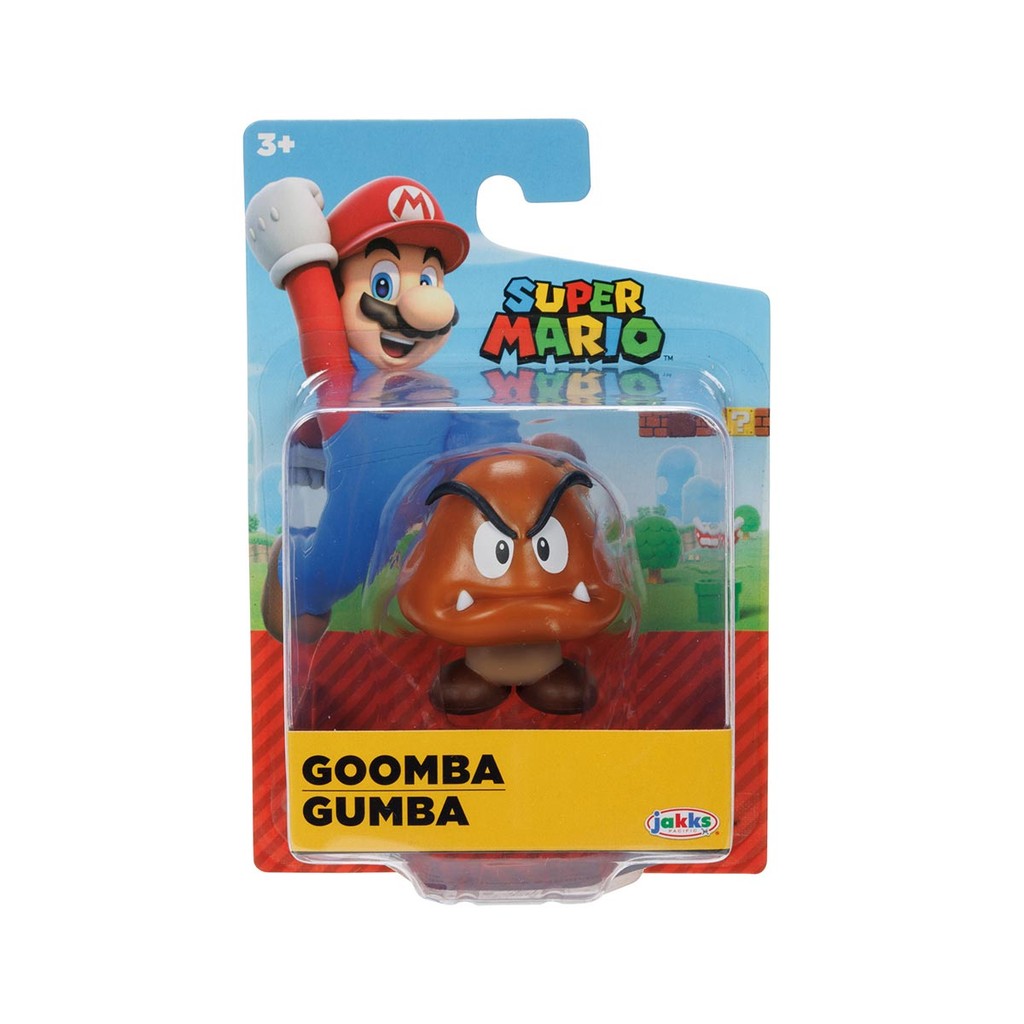 Boneco Articulado Goomba de 4cm - Super Mario em Oferta na Shopee