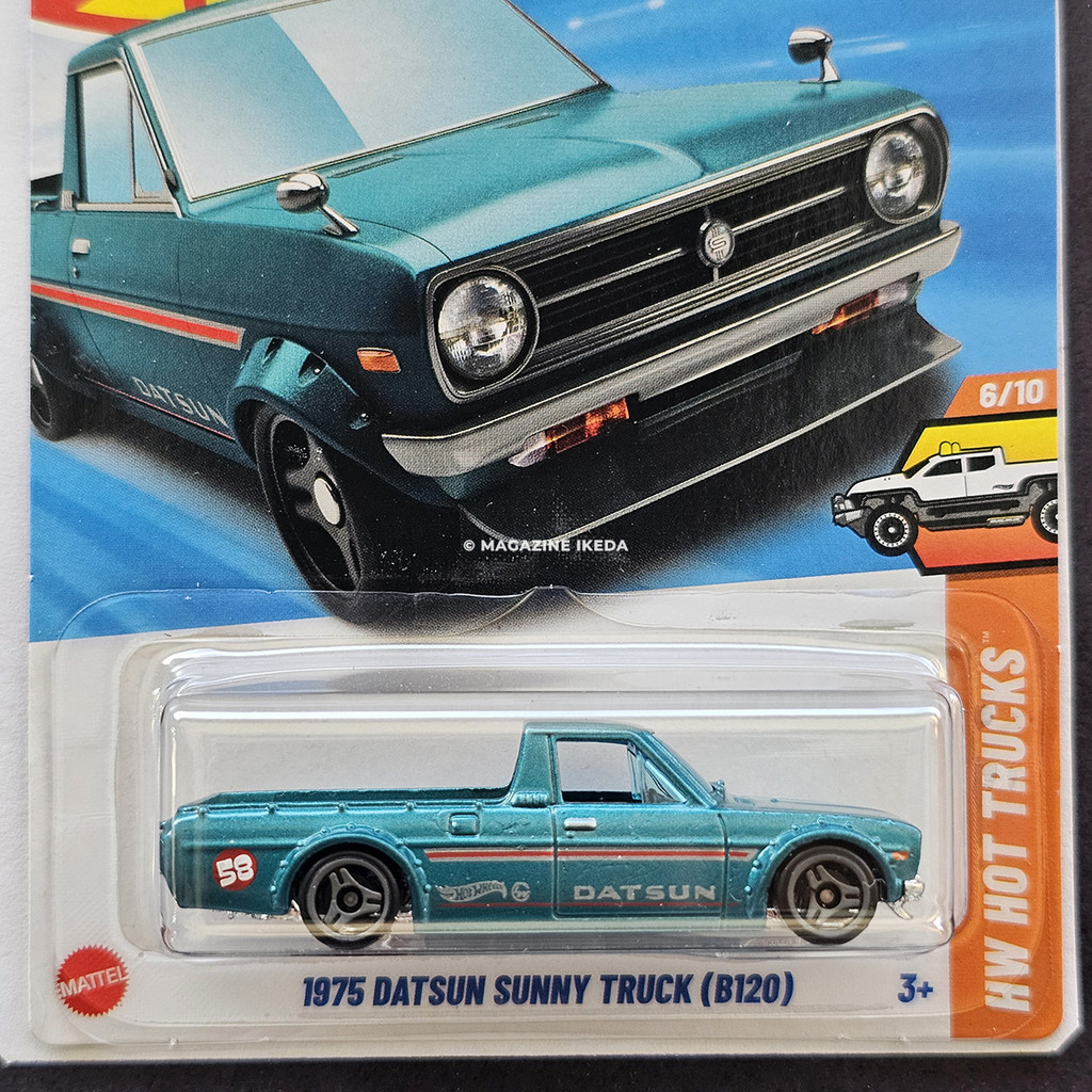 Pickup Hot Wheels 1975 DATSUN SUNNY TRUCK (B120) HYX36 Azul