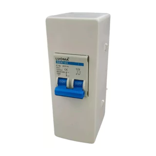 KIT CAIXA SOBREPOR P/ DISJUNTOR BRANCO + DISJUNTOR BIPOLAR