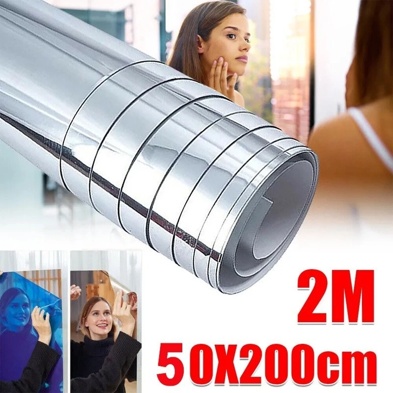 Adesivo Espelho De Parede DIY Mirror Material Acrílico Macio Fácil De Usar