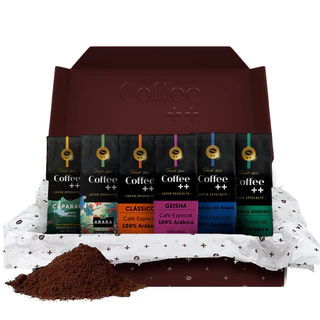 Kit 6 Pacotes Café Especial Torrado e Moído Coffee Mais - 6 x 250g