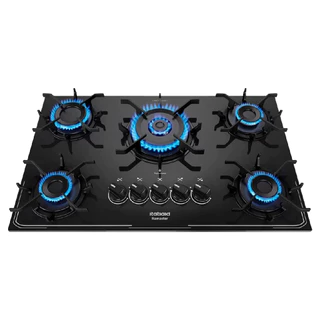 Fogão Cooktop Gás Itatiaia Itamaster 5 Bocas Preto