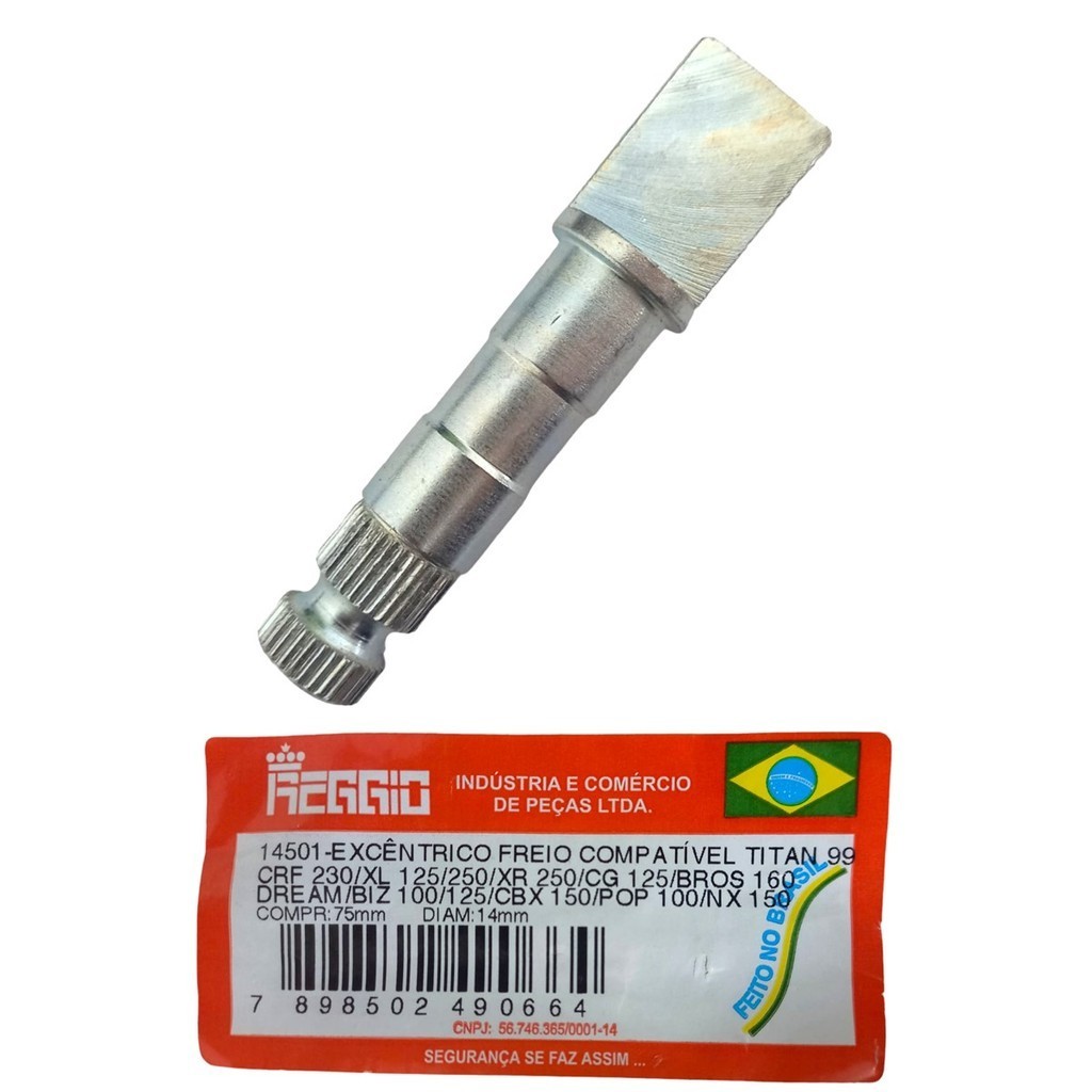 Eixo Excêntrico Abre Patim Traseiro Titan 125 1983 á 1999 | Shopee
