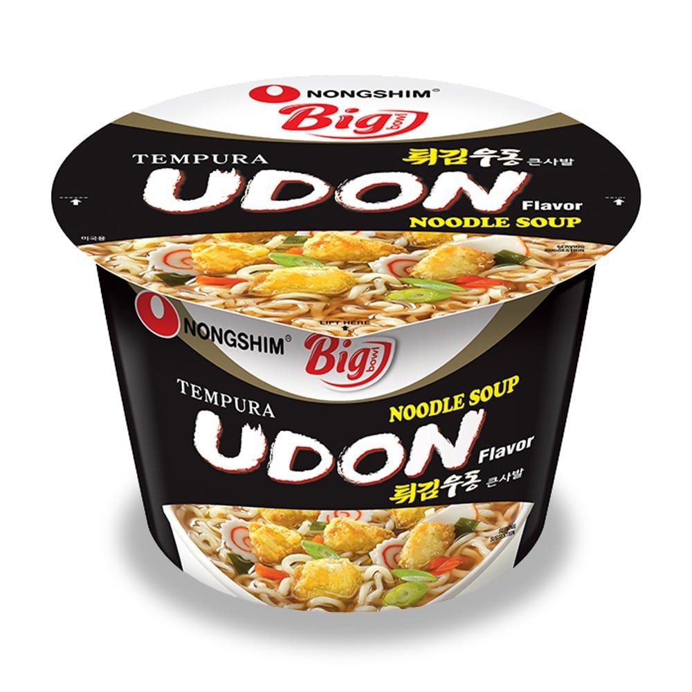 Ramen Coreano Tempura Udon Big Bowl Noodle Soup