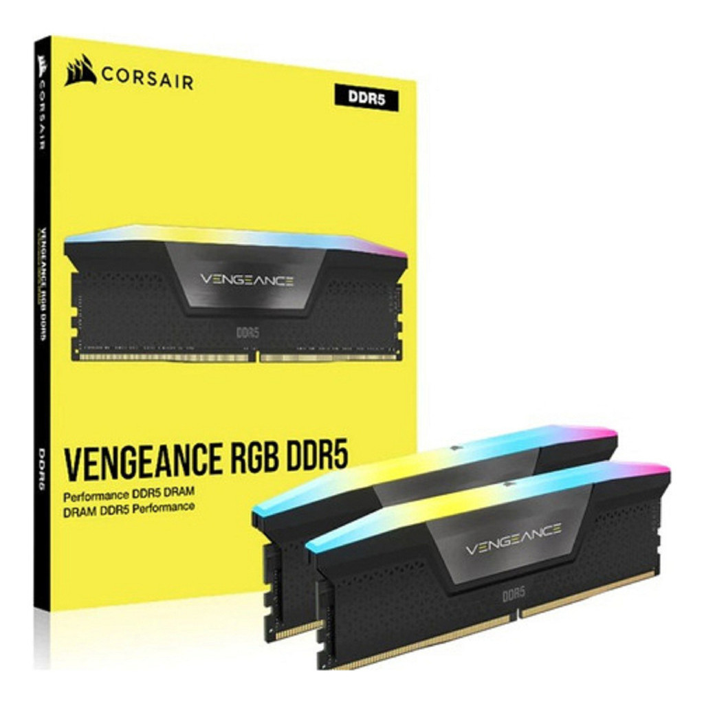 Memória 64gb Ddr5 2x32 Cl32 6400mhz Corsair Vengeance Rgb | Shopee