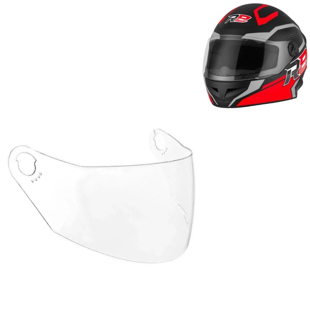 Viseira capacete Pro Tork liberty 4 / New liberty 4 5 / R8 cristal